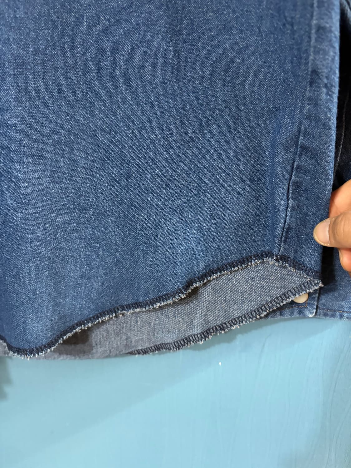 00‘s Wrangler Denim Western Shirt. 상품이미지6