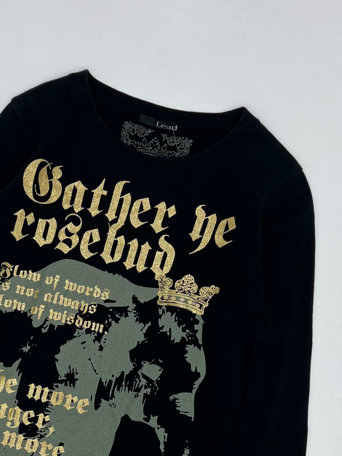 빈티지 y2k 프린팅 롱 슬리브 상품이미지2