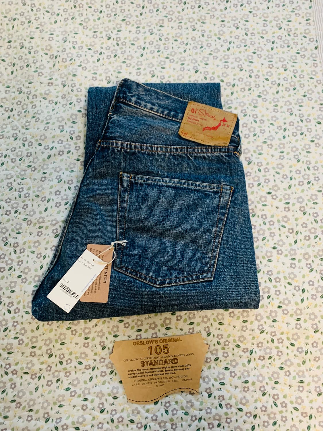 [2] 오어슬로우 01-1050 105 2years 스탠다드 셀비지데님 상품이미지1