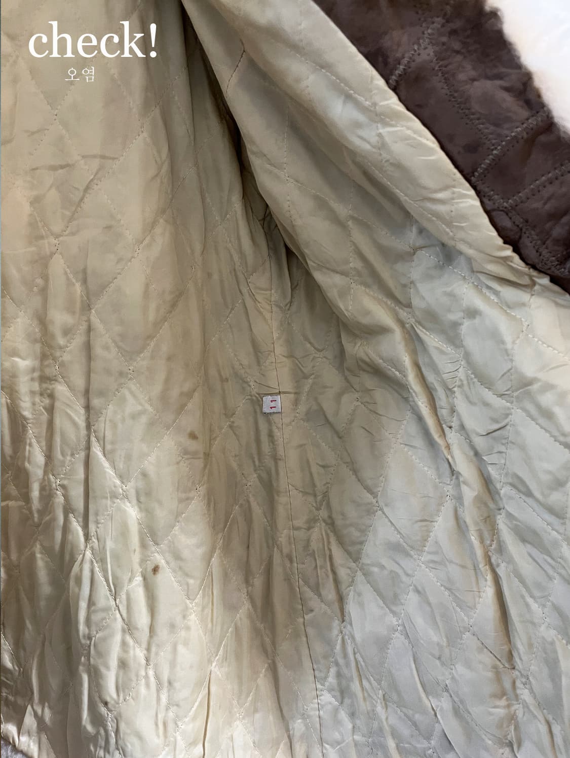 vintage eco fur mustang coat(brown) 상품이미지4