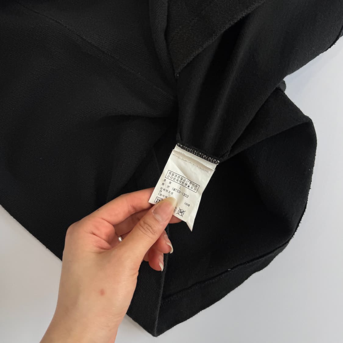 Polo 폴로 문장로고 블랙 카라 반팔티 상품이미지6