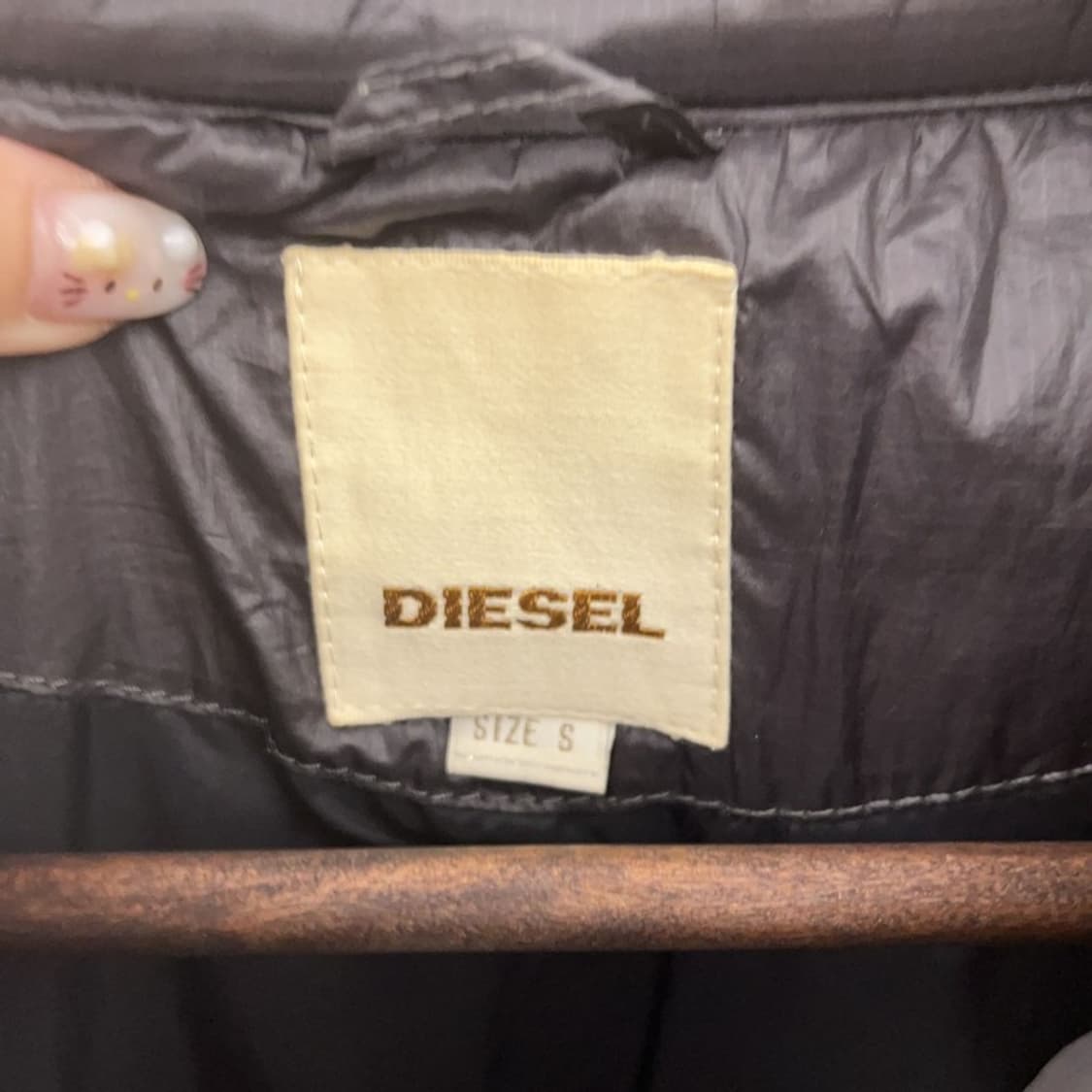 디젤 정품 라이더 유틸리티 경량 패딩 자켓 90 C06343 상품이미지3