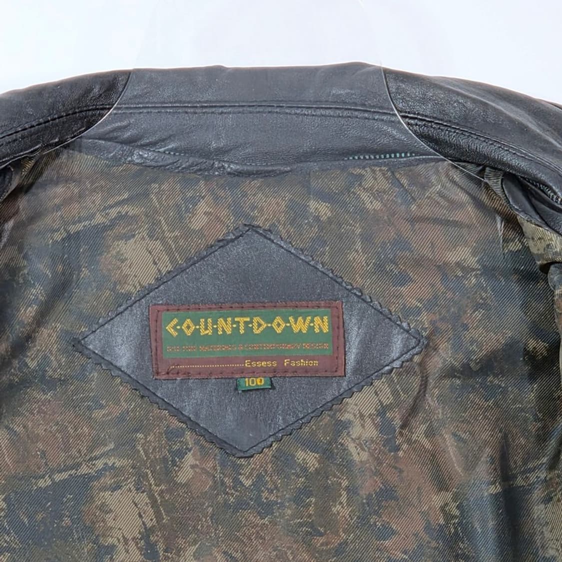 카운트다운 램스킨 나파 양가죽 레더 워크 자켓 L 상품이미지6