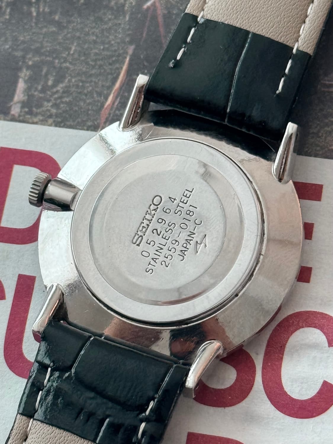 Seiko 세이코 리넨 텍스처 다이얼 수동  상품이미지4