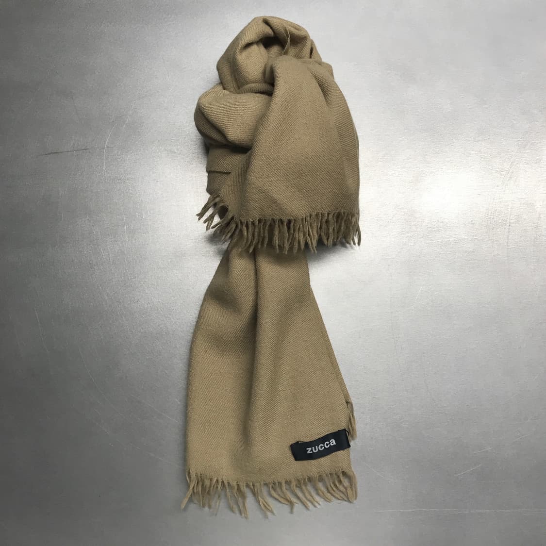 ZUCCA 주카 베이지 머플러 상품이미지1