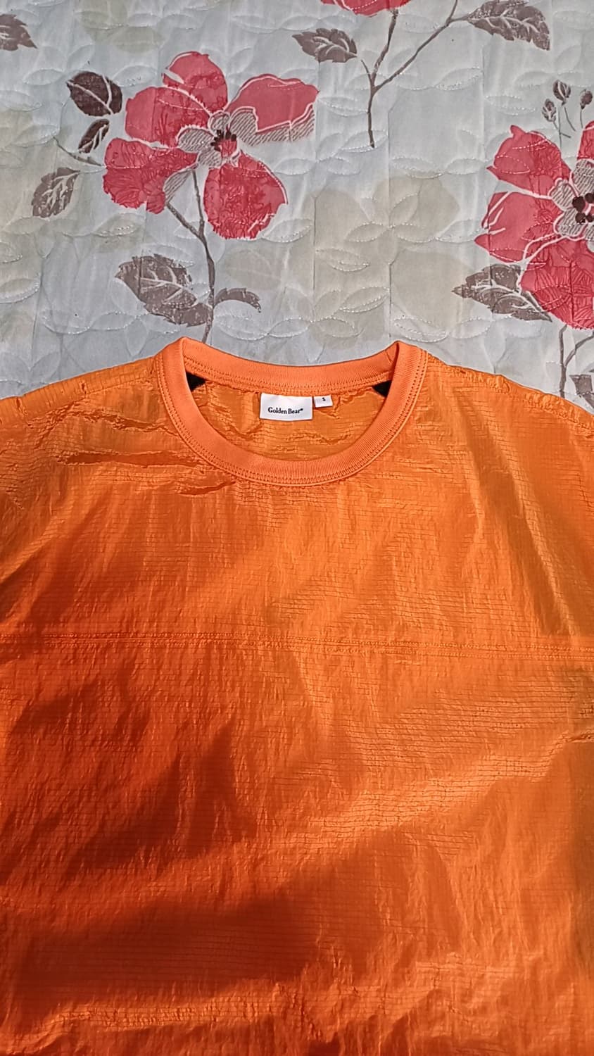 골든베어 얇은바람막이 골프반팔 실측105 가슴58 기장70 상품이미지2