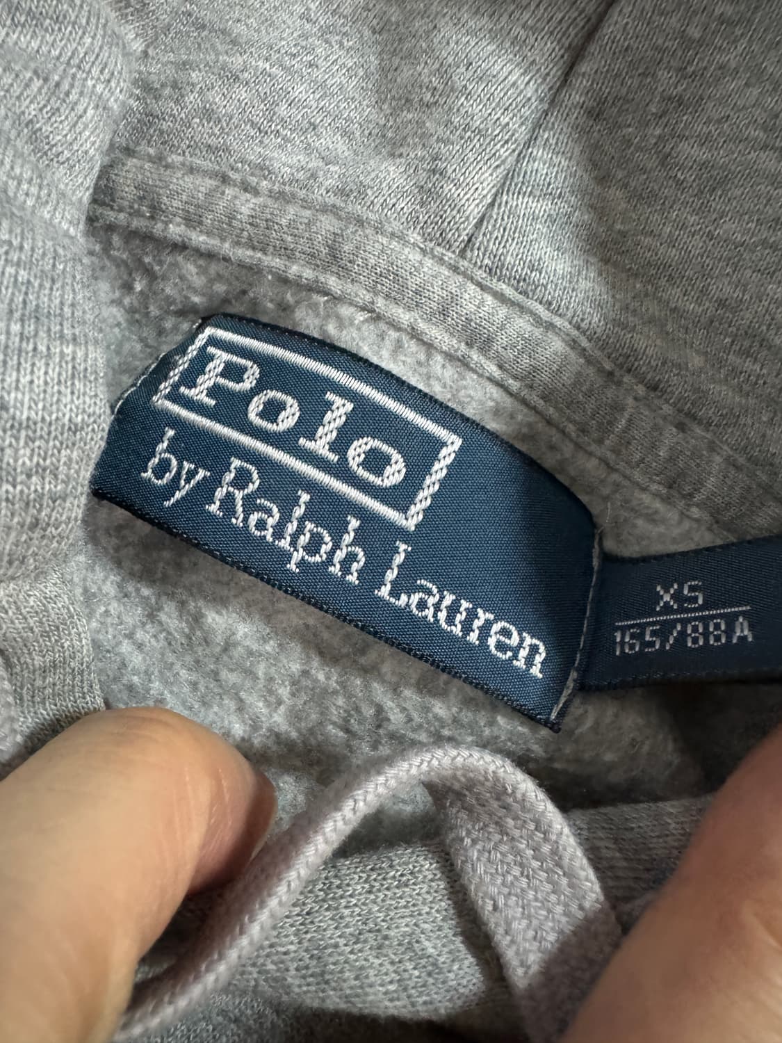 남녀공용 정품 폴로 랄프로엔 형광 로고 후드티 Xs 상품이미지3