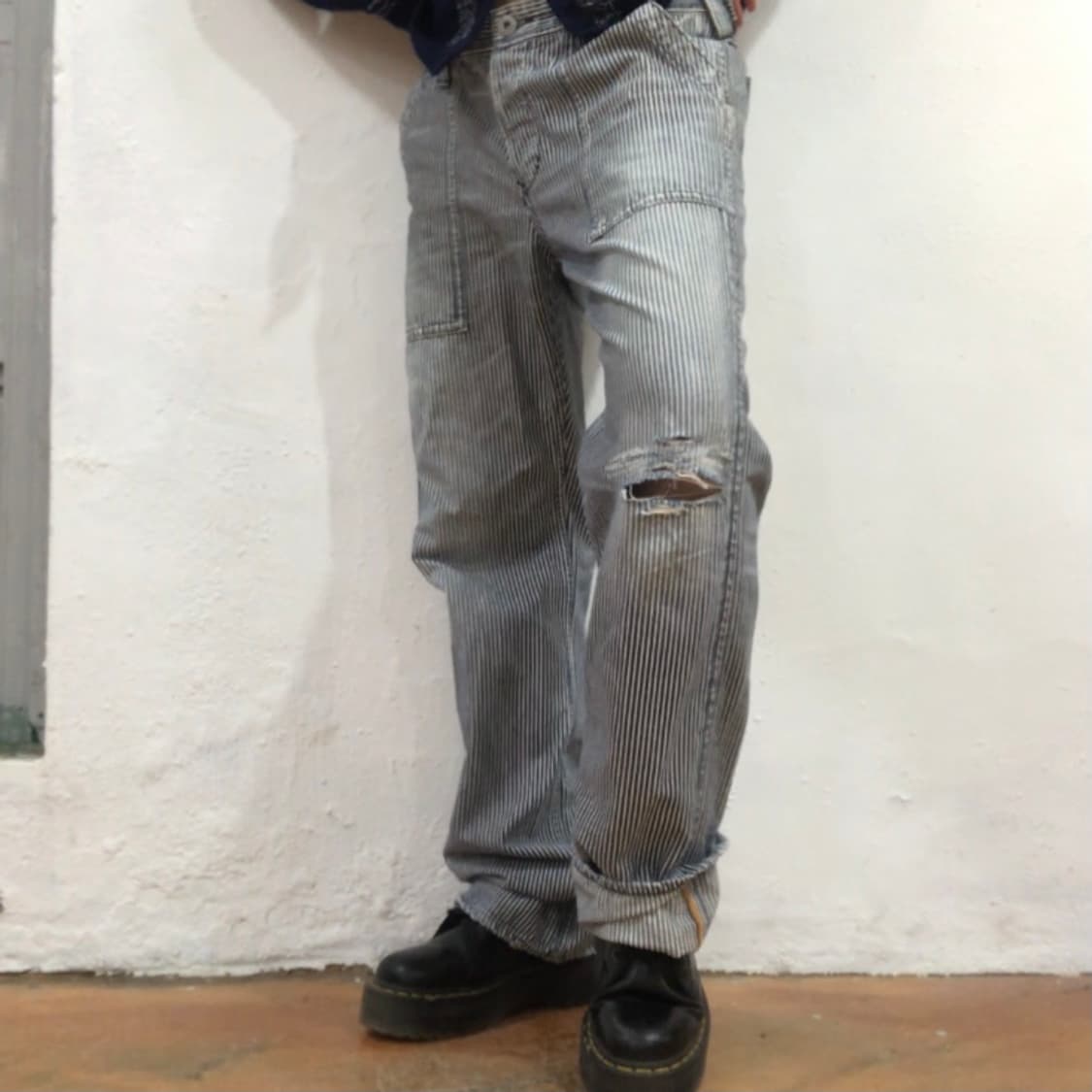 Japanese Brand 히코리 스트라이프 팬츠 / 40 사이즈 상품이미지5