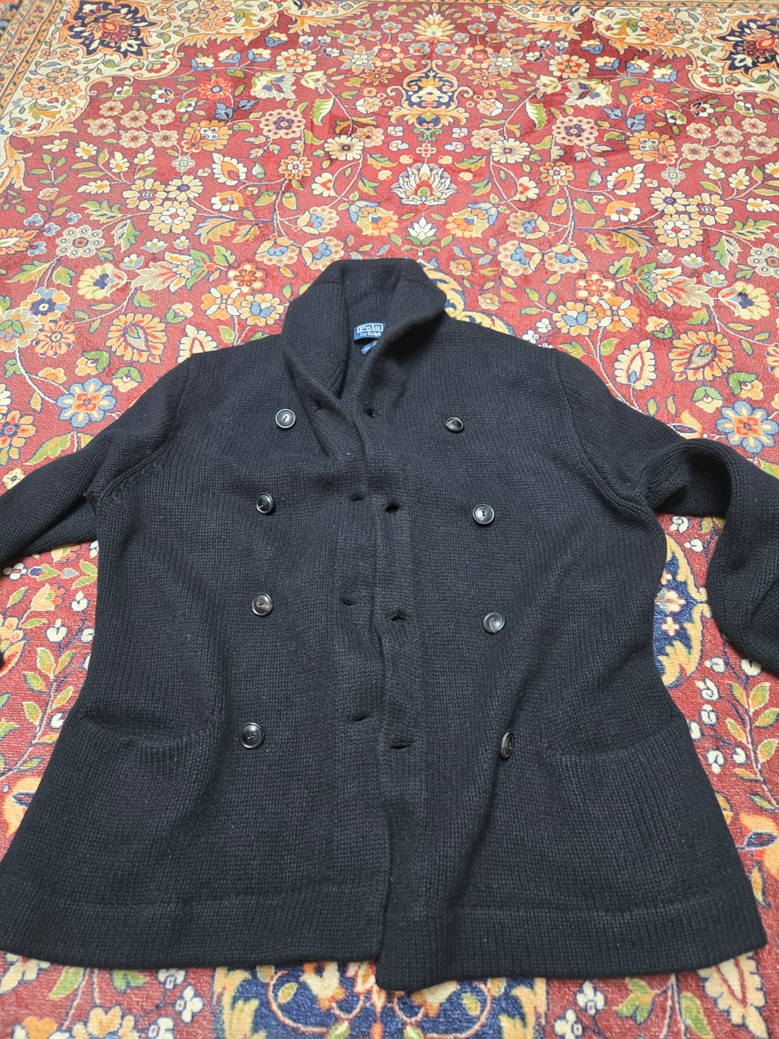 폴로 랄프로렌(Polo Ralph Lauren) 숄카라 더블 가디건 XL 상품이미지4