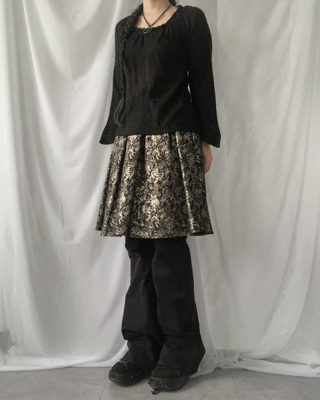 Ribbon point woolen knit 상품이미지6