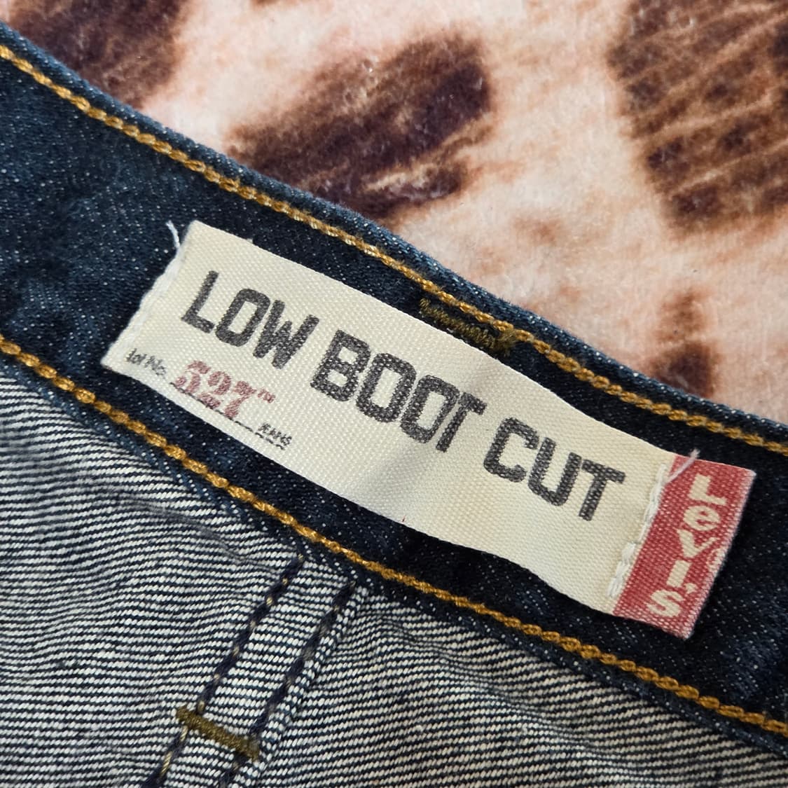 리바이스 527 진청 부츠컷 데님 팬츠 상품이미지8