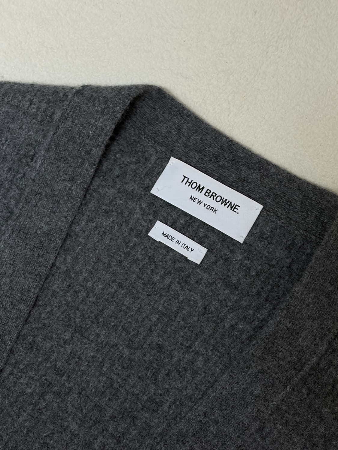 (매장판,새거급) 톰브라운 여성 캐시미어 코트 가디건 38 상품이미지3