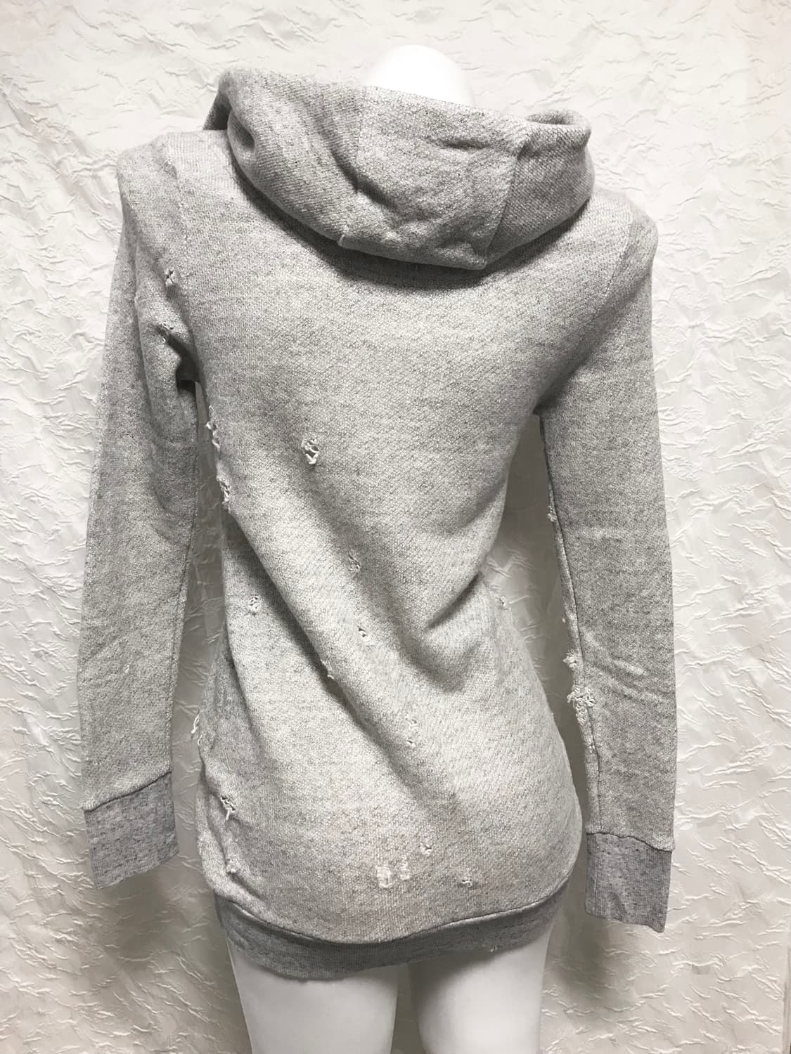 빈티지 고아깔 아카이브 데미지 사선 지퍼 투웨이 집업  상품이미지6