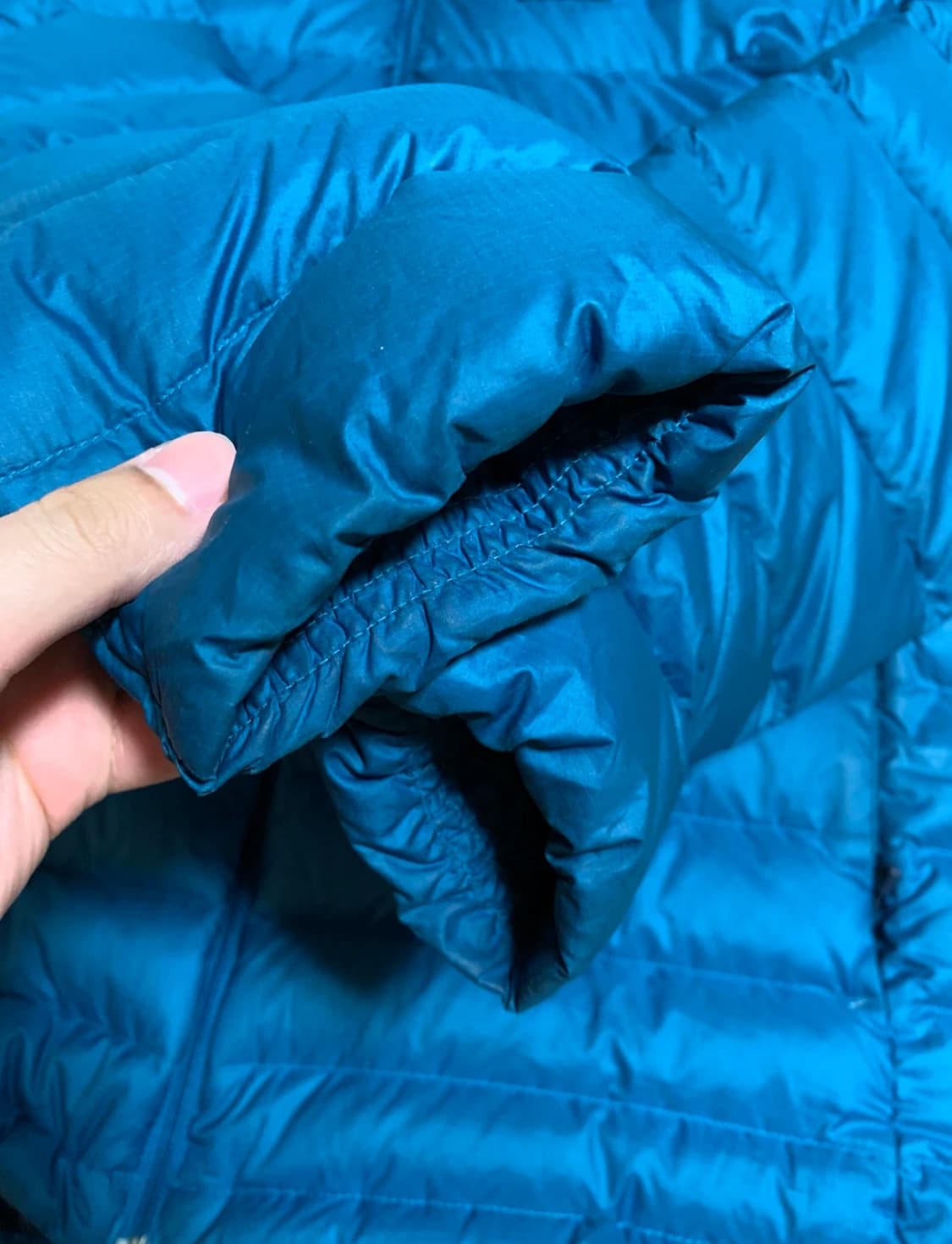 파타고니아 하이로프트 다운 후디 블루 XL 상품이미지5