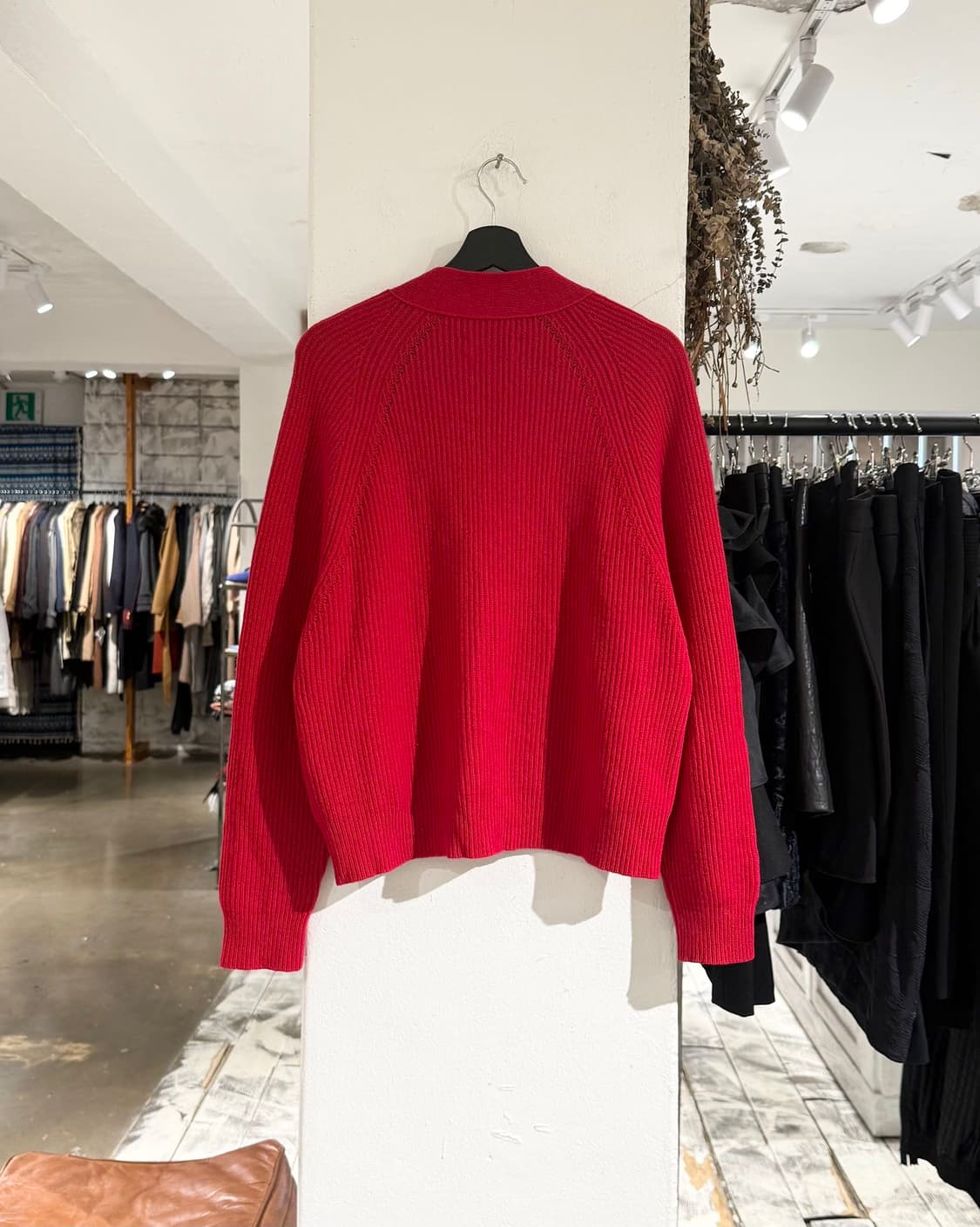 쟈딕앤볼테르 레드 레인울 레이스업 니트 스웨터 상품이미지6