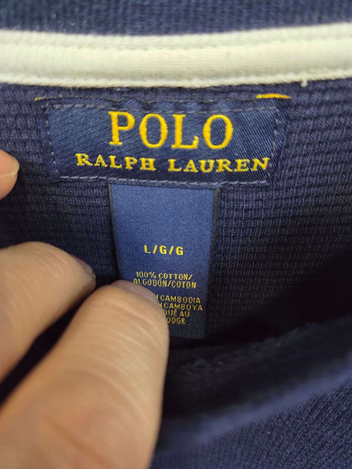 폴로랄프로렌 와플 반팔 Lg 상품이미지3