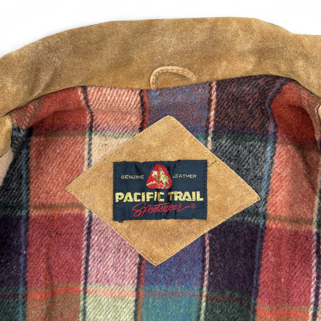 80's Pacific Trail Sportswear 스웨이드 블루종 상품이미지8