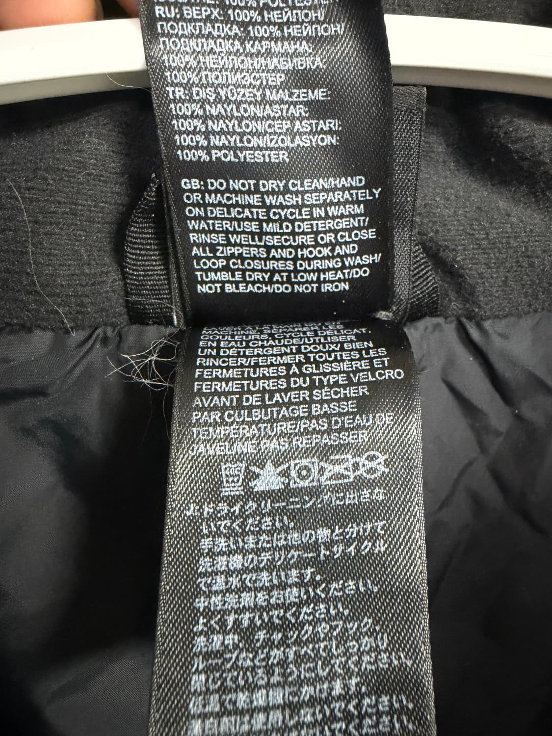 노스페이스 블랙 퀼팅 경량 패딩 상품이미지4