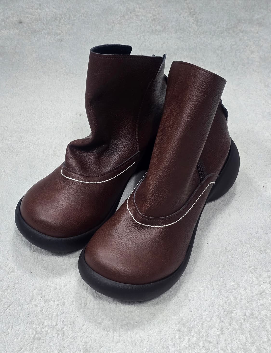 리겟타 카누 부츠 에그힐 플랫 사이드 새상품 상품이미지1