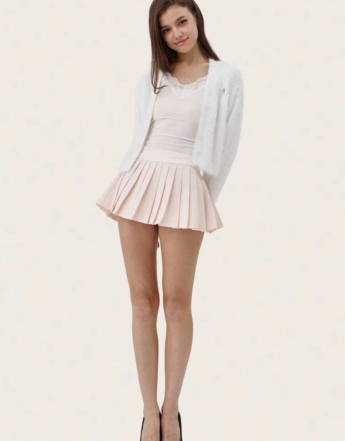 클리시어 크림도넛 롱슬리브 화이트 상품이미지1