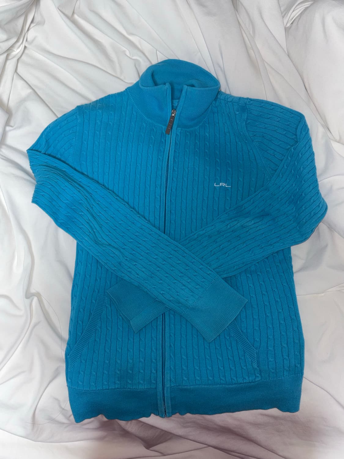 여성 민트 니트 집업  상품이미지1