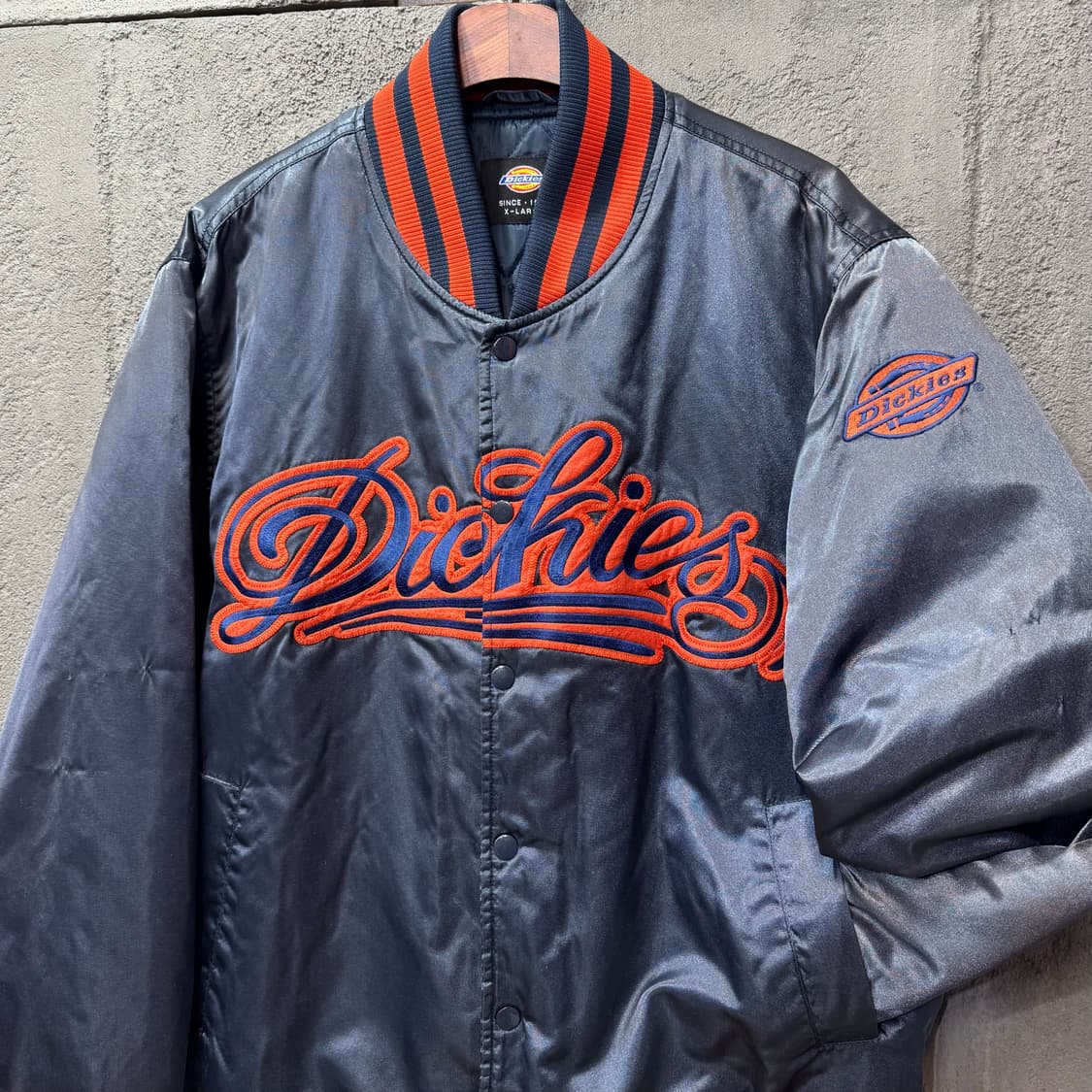 디키즈 새틴 바시티 자켓 (XL)   상품이미지2