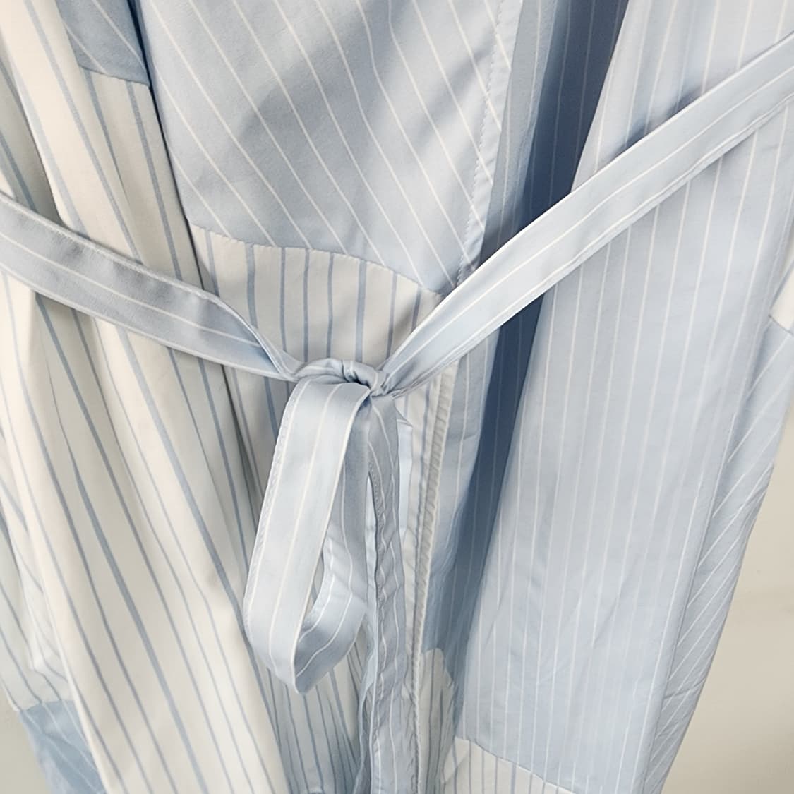 코스 스트라이프 랩 스타일 롱 원피스 상품이미지5