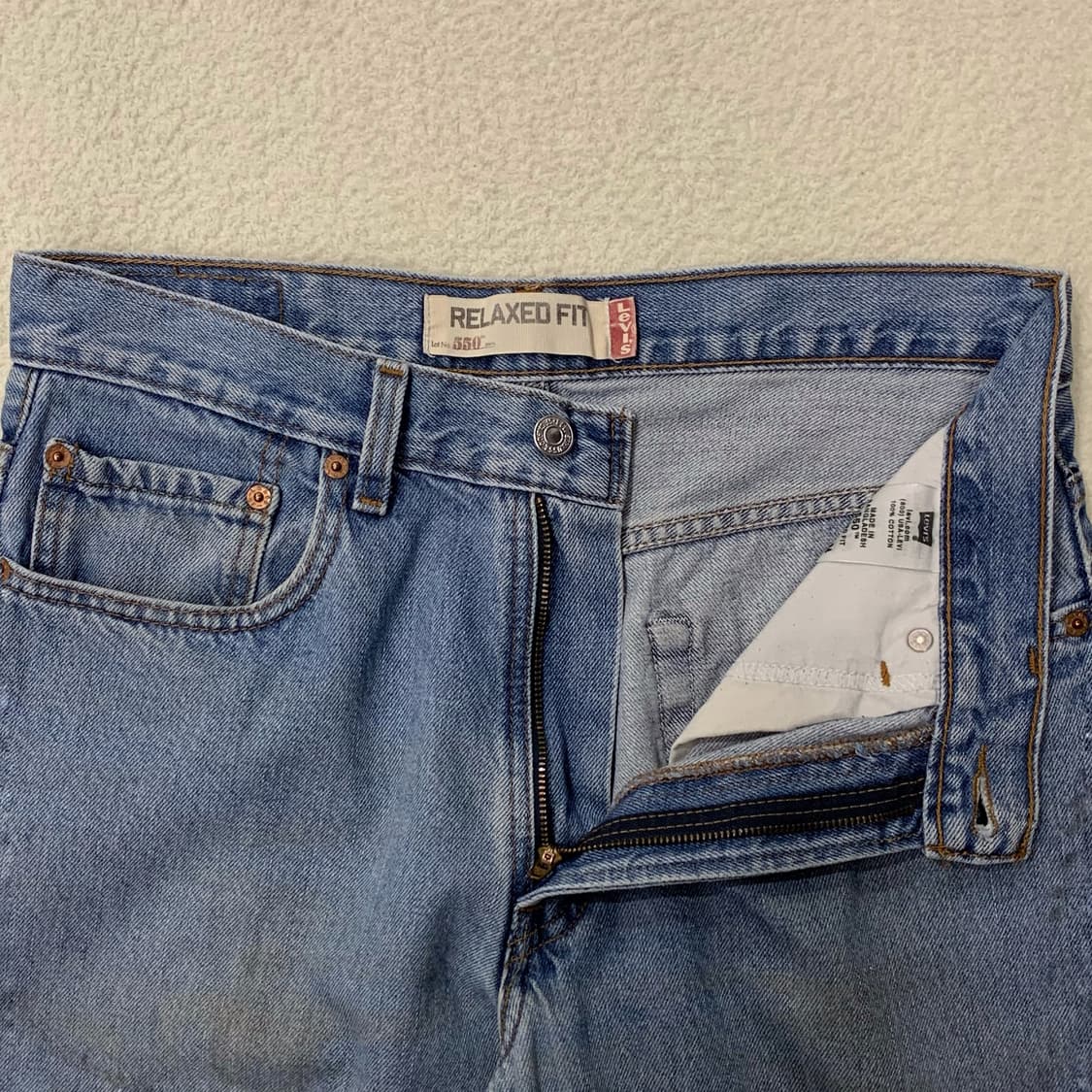 [32,33] 00's 리바이스 550 릴렉스드핏 데님팬츠 상품이미지4
