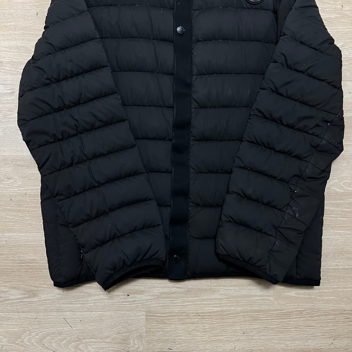 지프 JEEP 덕다운 로고 와펜 경량패딩 점퍼 [블랙] XL/105 상품이미지3