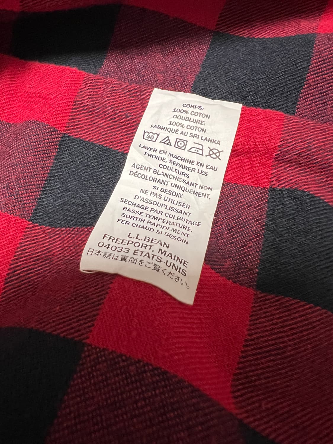 엘엘빈 블랙 셔츠 자켓 플란넬 체크 안감 XXL 상품이미지10