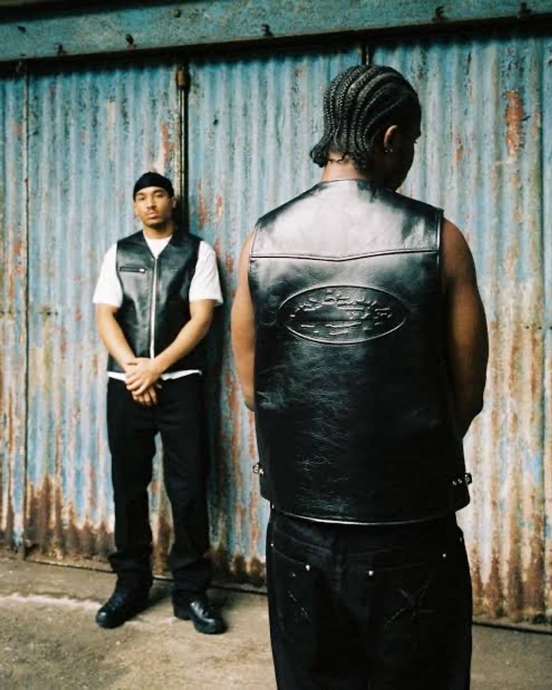 코르테이즈 레더 베스트 조끼 (M) 상품이미지1