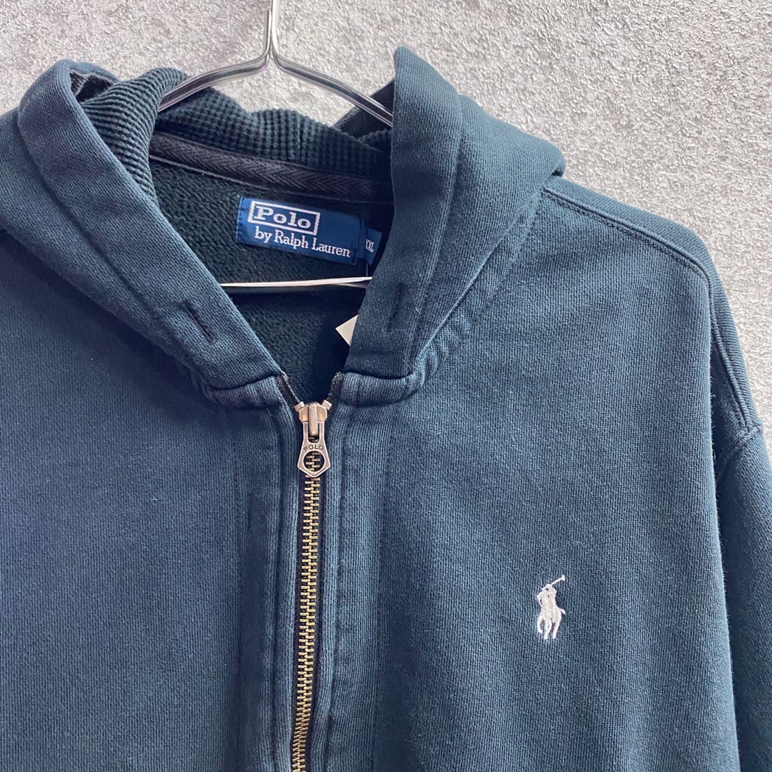 폴로 랄프로렌 코튼 네이비 후드집업 B4659 상품이미지3