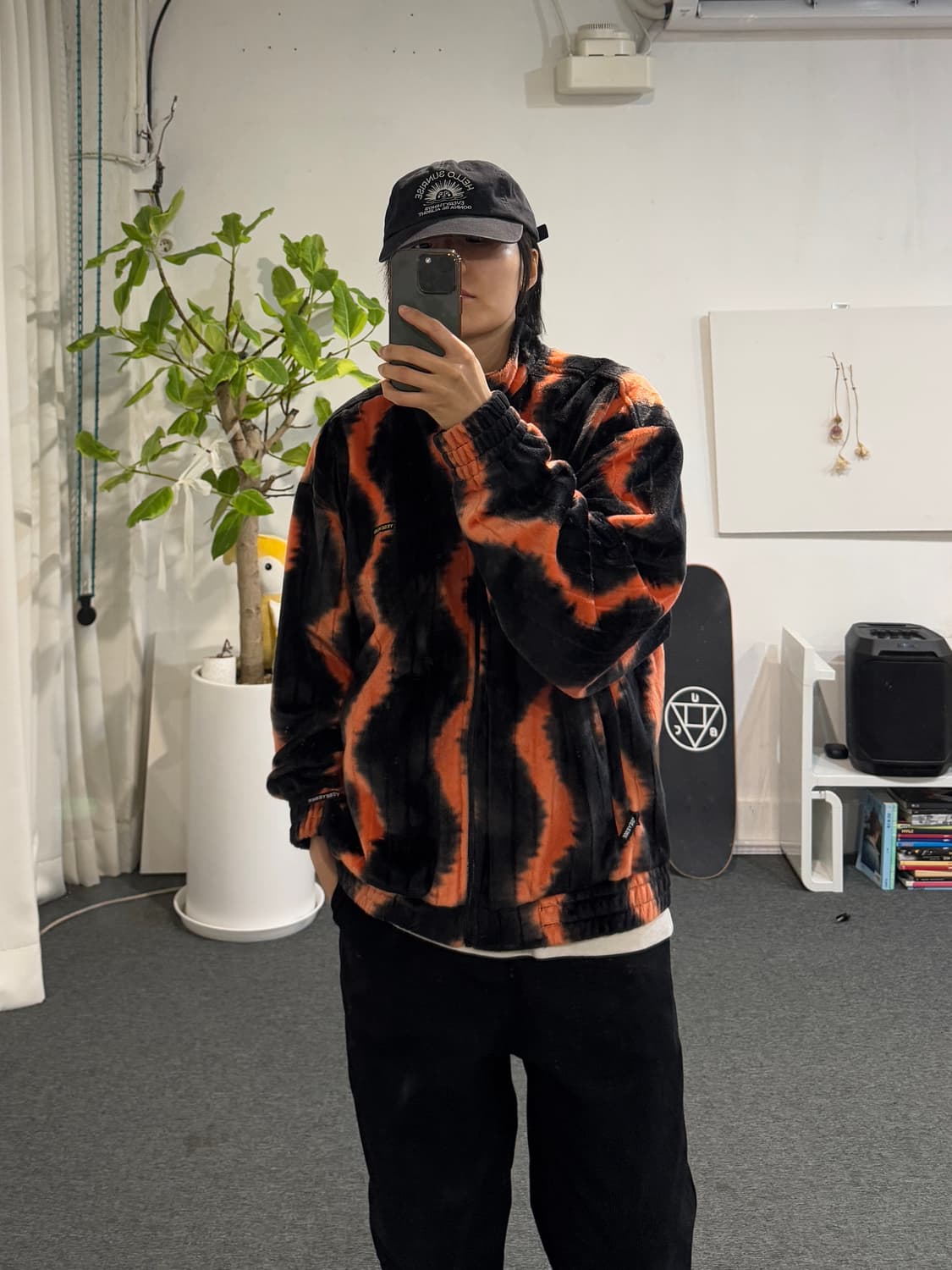 YESEYESEE 벨루어 트랙 자켓 상품이미지1