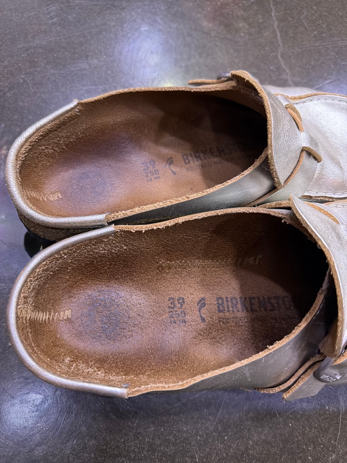 버켄스탁 버클리 클로그 블로퍼 샌들 슈즈 슬리퍼 골드 39 (250) 상품이미지5