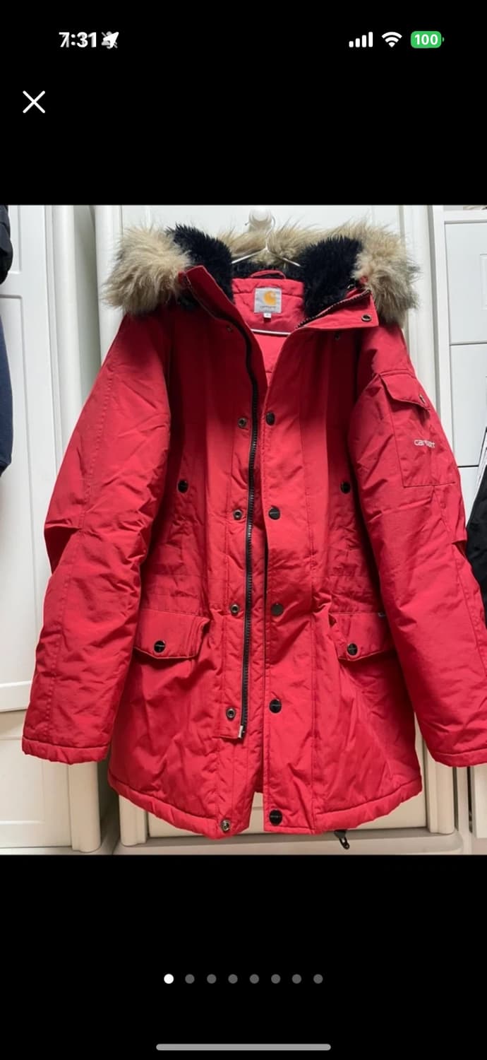 칼하트 패딩 미국사이즈라 95-100정도 (표기S) 상품이미지1