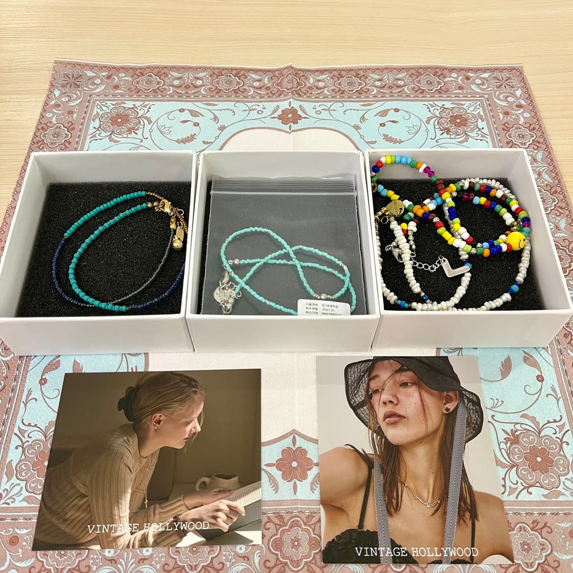 빈티지헐리우드 목걸이 4개 일괄 상품이미지2