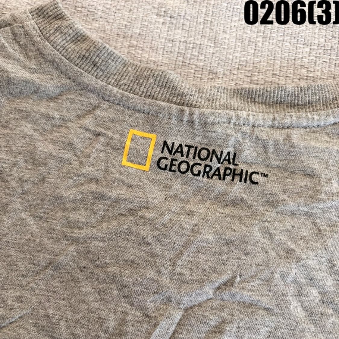 [M] 내셔널지오그래픽 긴팔 티셔츠 회색 0206(3) 상품이미지4