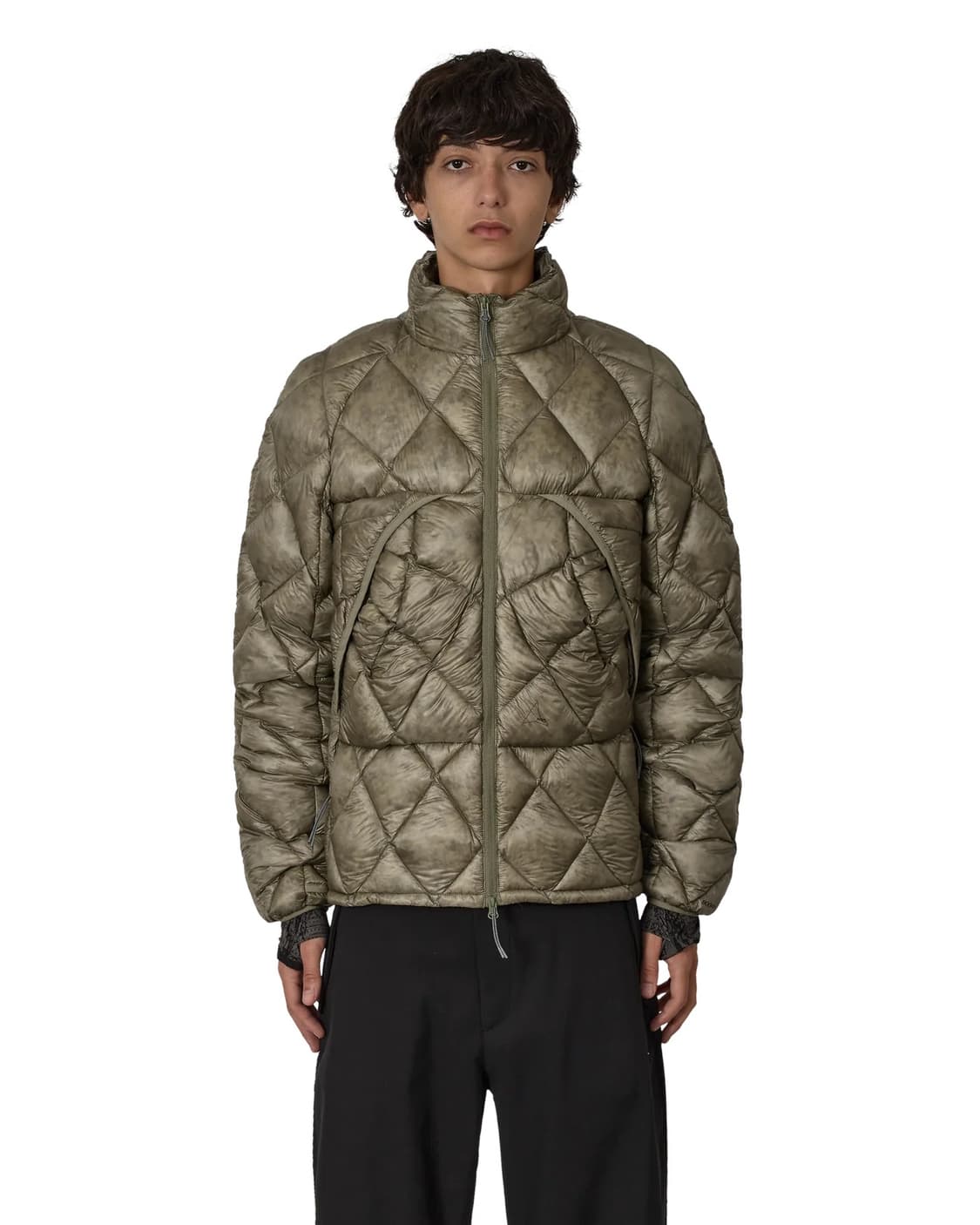 [M] 로아 누나 800 필 파워 후드 다운 자켓 세이지 그린 상품이미지2