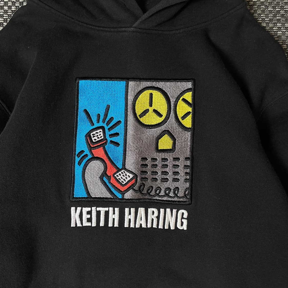 디키즈 블랙 자수 포인트 후드티 L 상품이미지4