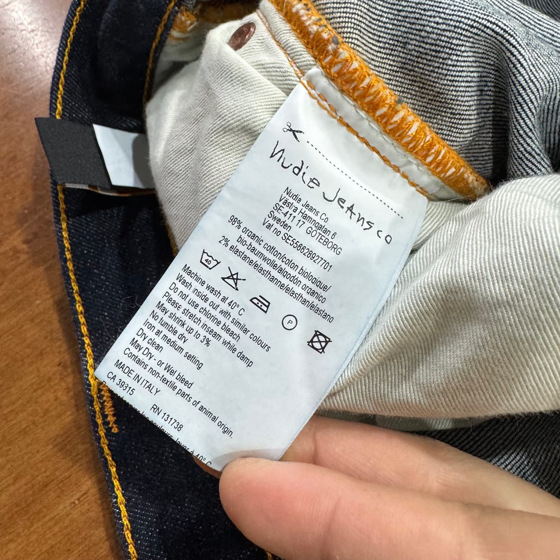 누디진 타이트 롱 존 스키니 진 made in ITALY (33)   상품이미지7