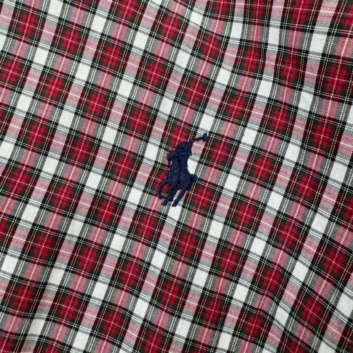 XL~2XL 폴로 랄프로렌 체크 반팔 셔츠  상품이미지3