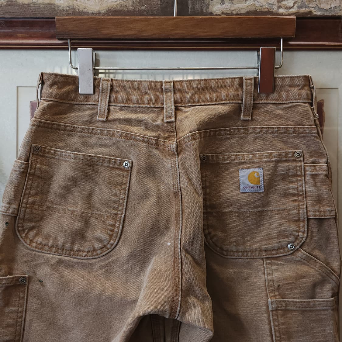 칼하트 워크팬츠 더블니 워크팬츠 브라운 6x32 상품이미지9