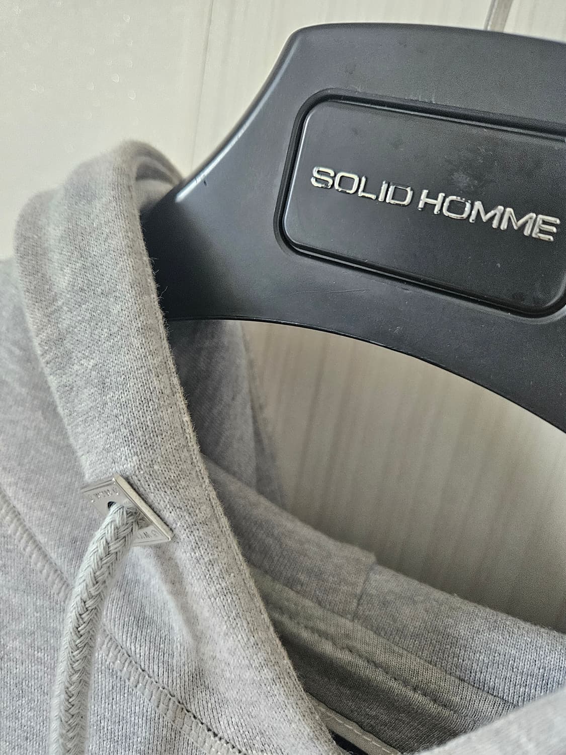 우영미 23FW 백로고 후드티 그레이 46 상품이미지8