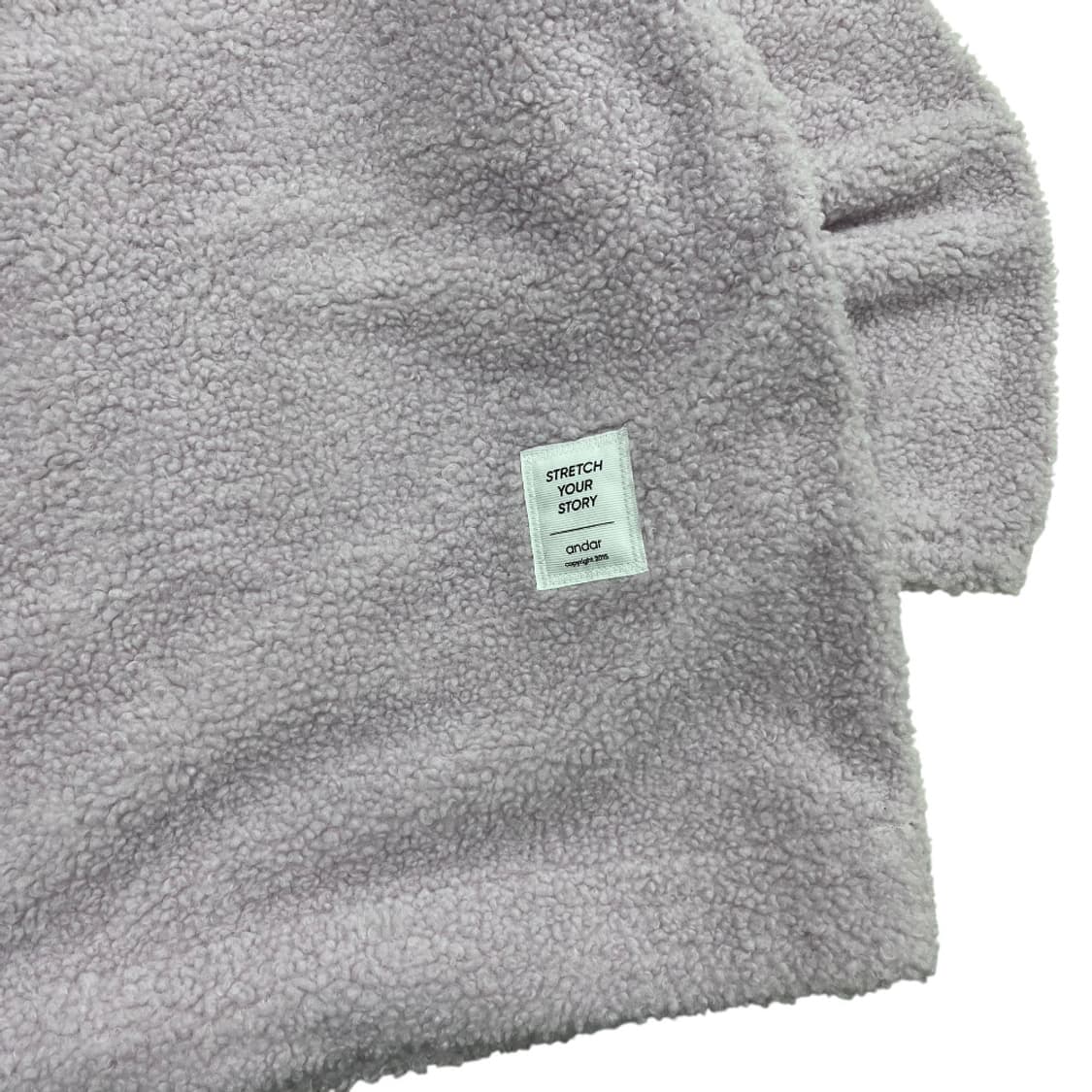 안다르 연보라 플리스 후드 2 상품이미지5