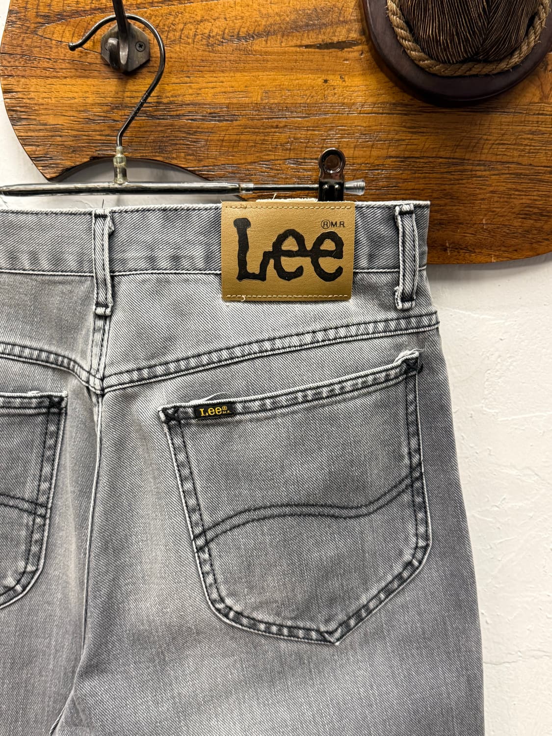 Japan Lee Straight Grey Denim Pants 상품이미지3