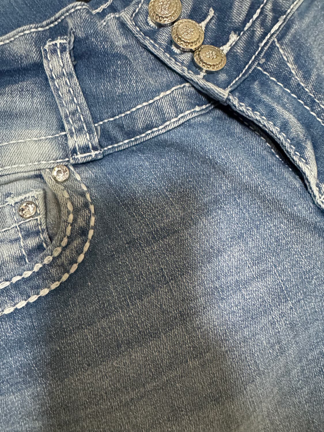 로우라이즈 y2k 부츠컷 청바지 상품이미지4