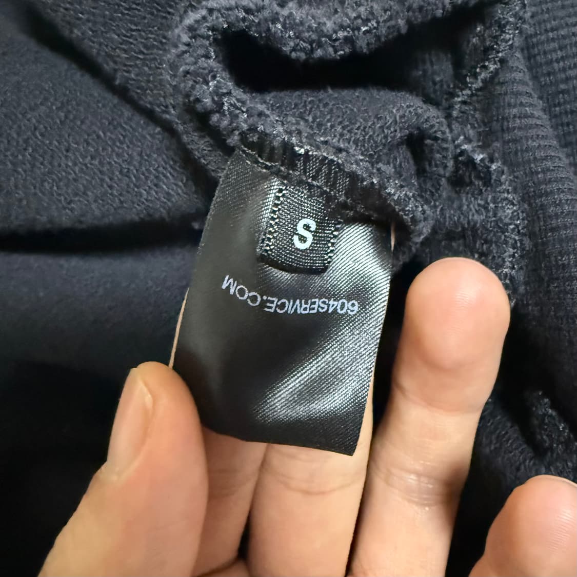 604 서비스 비즈 후드집업 블랙 S 상품이미지3