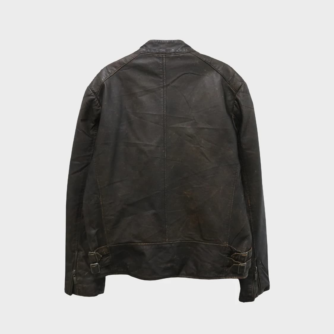 FREEDOM Y2K가죽 라이더 집업 60360 상품이미지2