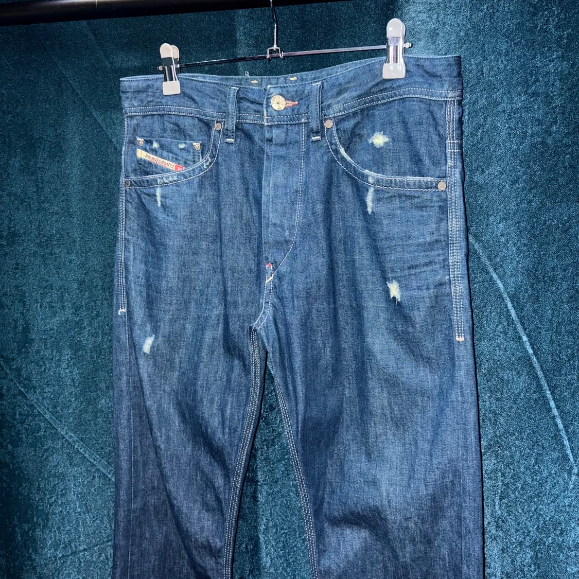 (31) 디젤 브래덤 데미지 생지 데님 팬츠 상품이미지2
