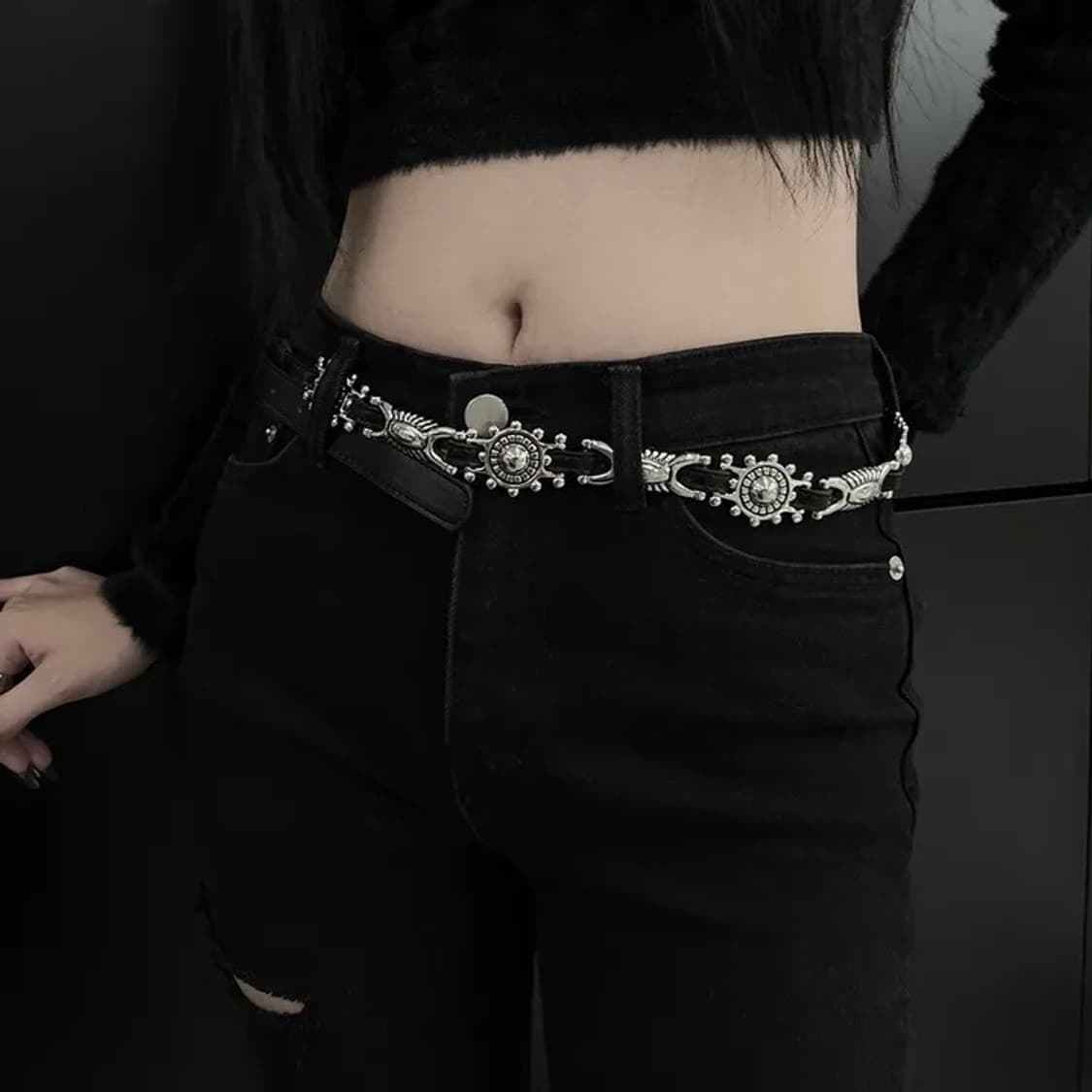 [새상품] 빈티지 레더 벨트 상품이미지2